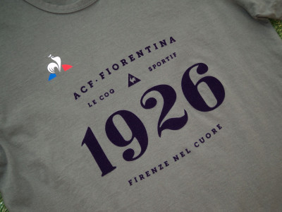 2019-2020 Φιορεντίνα Le Coq Sportif t-shirt - Medium