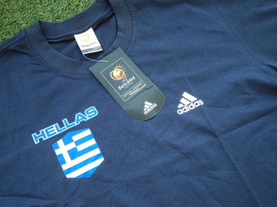 2004 Ελλάδα Adidas "Ελλάς" Euro t-shirt - Medium